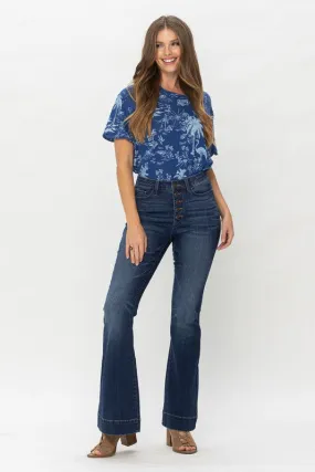 Trouser Flare Jeans (l13)