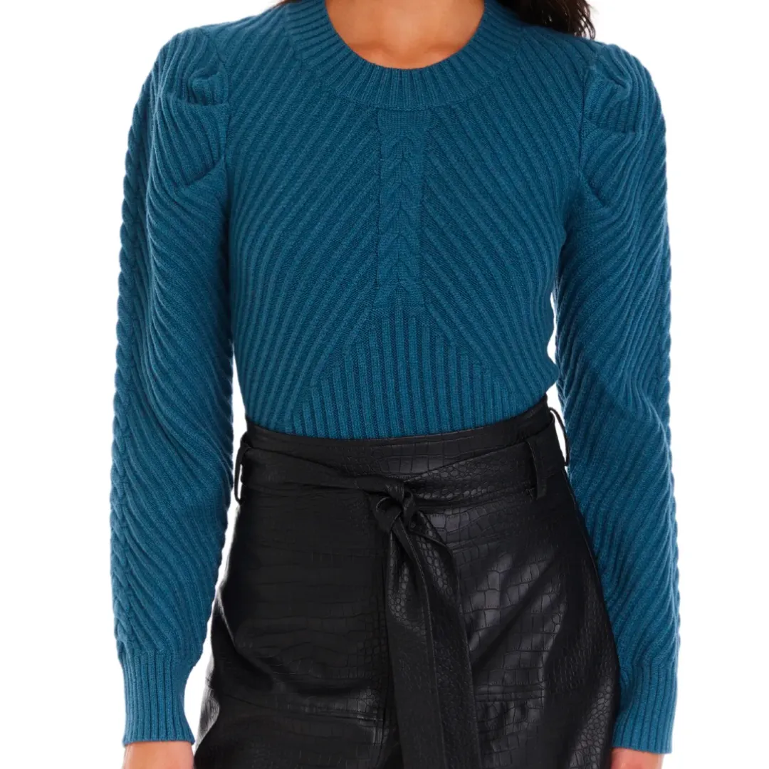 Teal Cecile Sweater