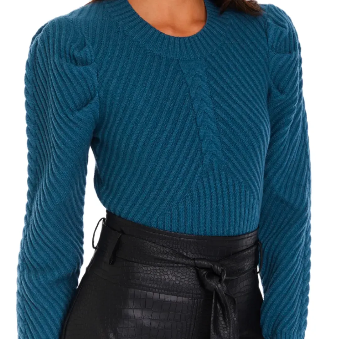 Teal Cecile Sweater