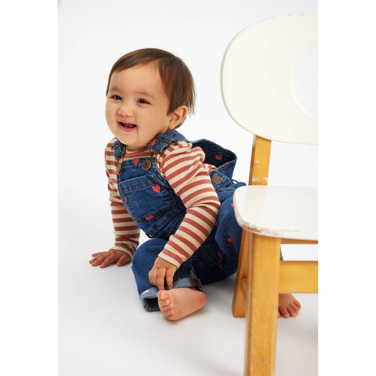 Blue Denim Wash Lovia Denim Dungarees - Siblings Medium.