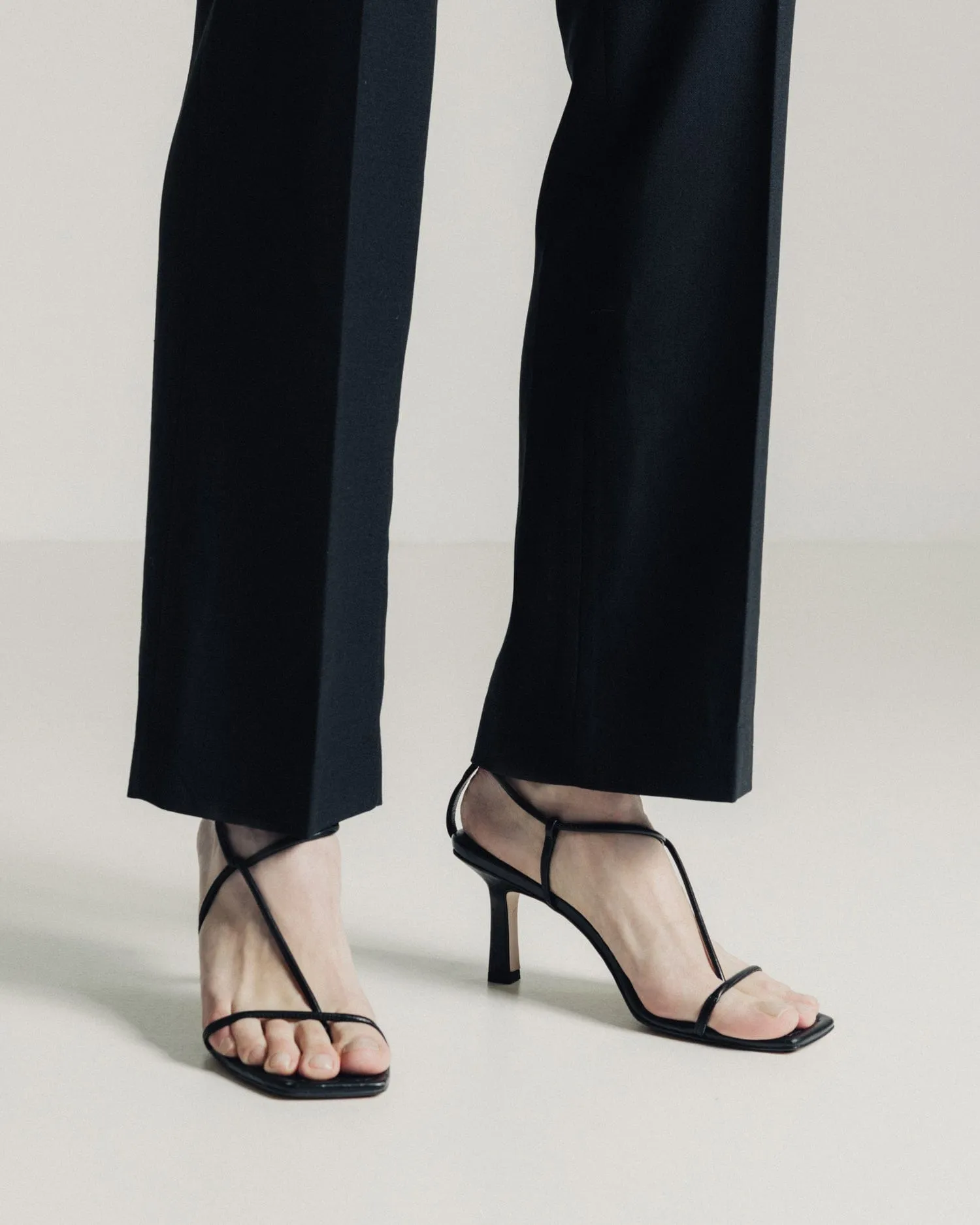 The Strappy Sandal - Black