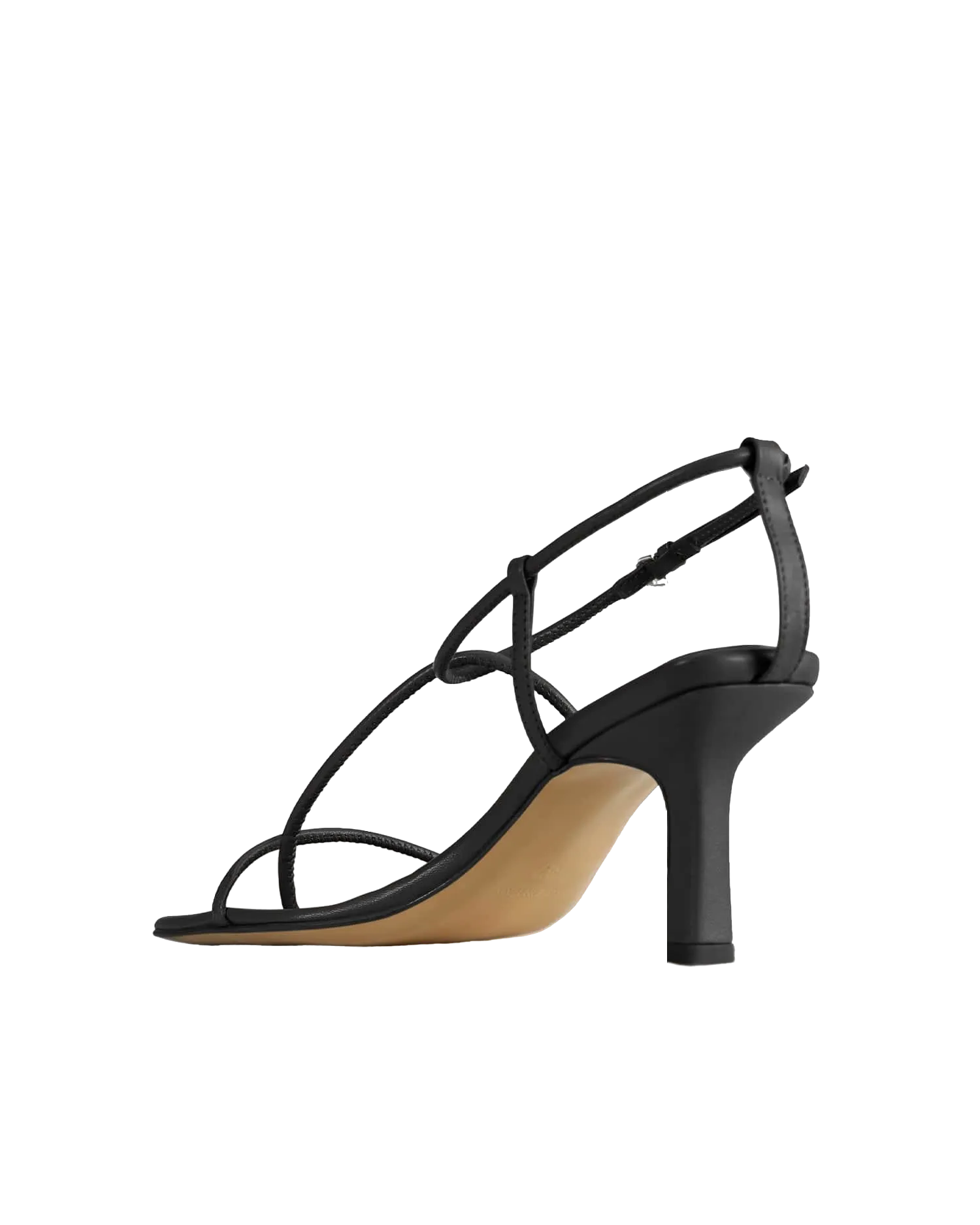 The Strappy Sandal - Black