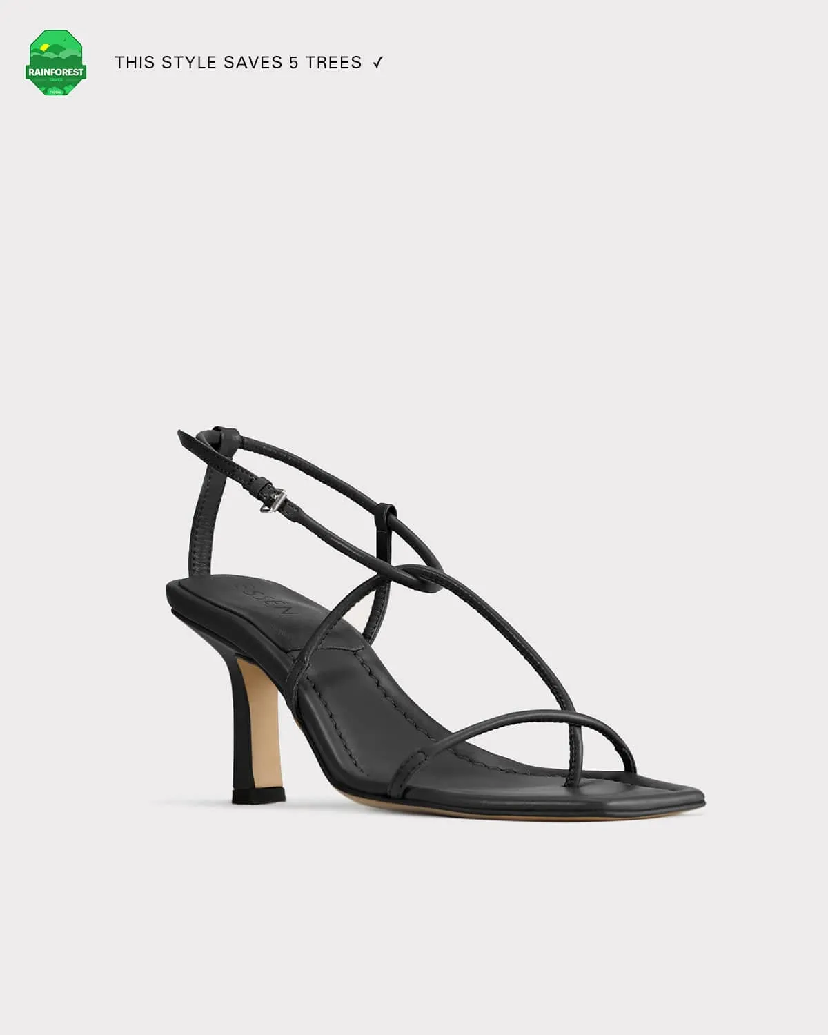 The Strappy Sandal - Black