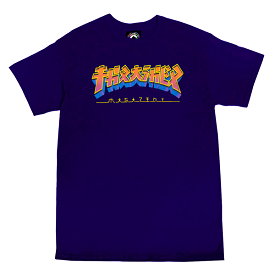 Thrasher Godzilla Burst T-Shirt - Navy