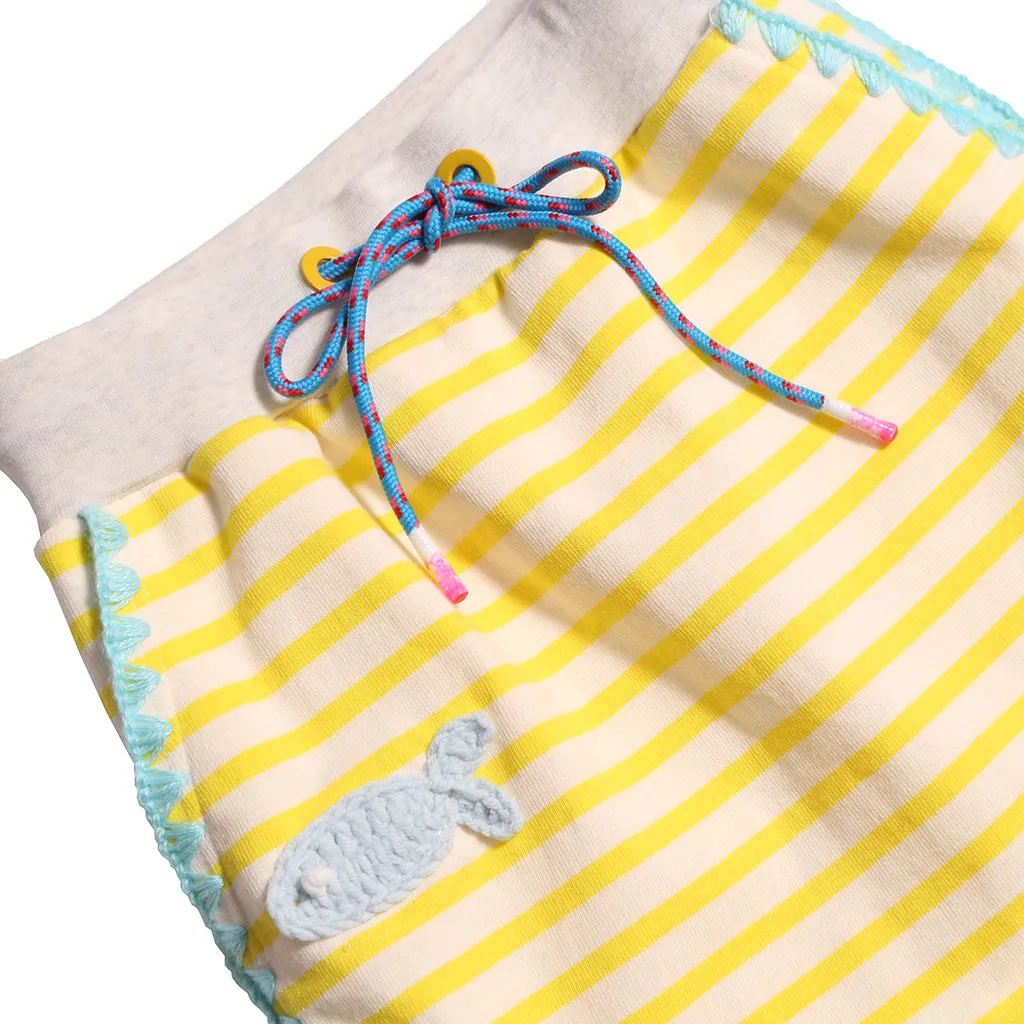 Tia Cibani Kids Child Mariner Crochet Skirt Submarine Yellow