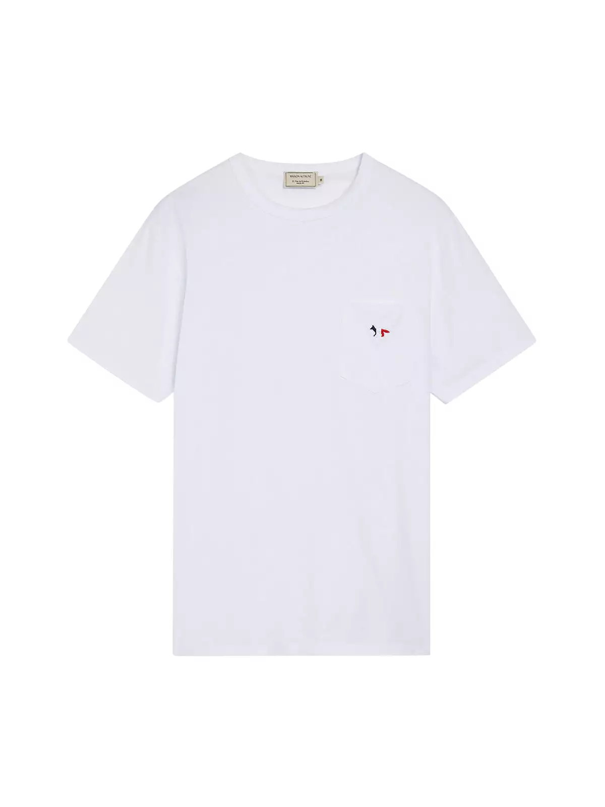 Tricolor Fox Patch Pocket T-shirt