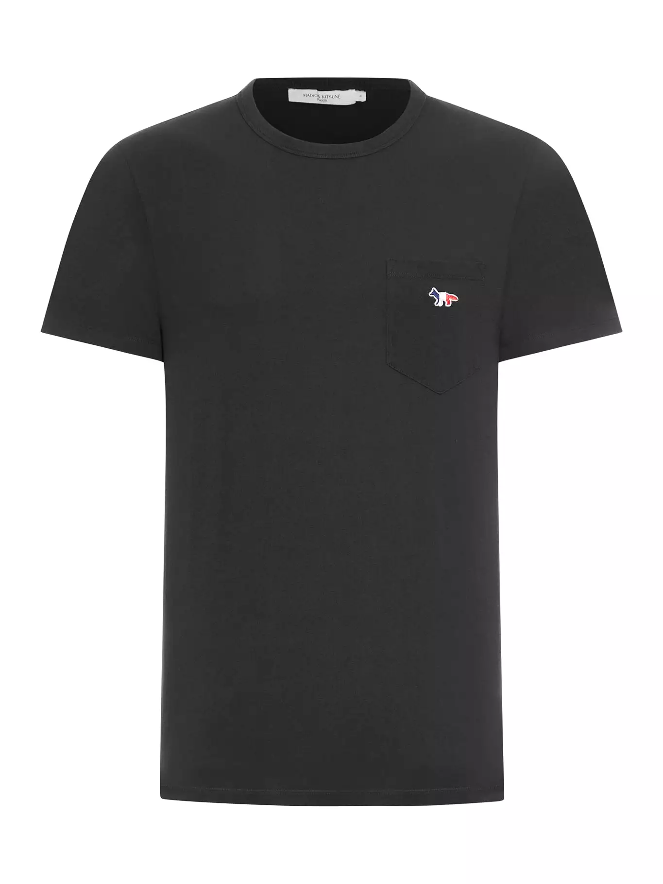 Tricolor Fox Patch Tee - Classic Pocket T-shirt