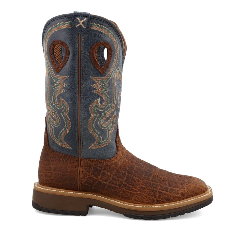 Twisted X Distressed Saddle Men's 12-In Horseman Western Boot