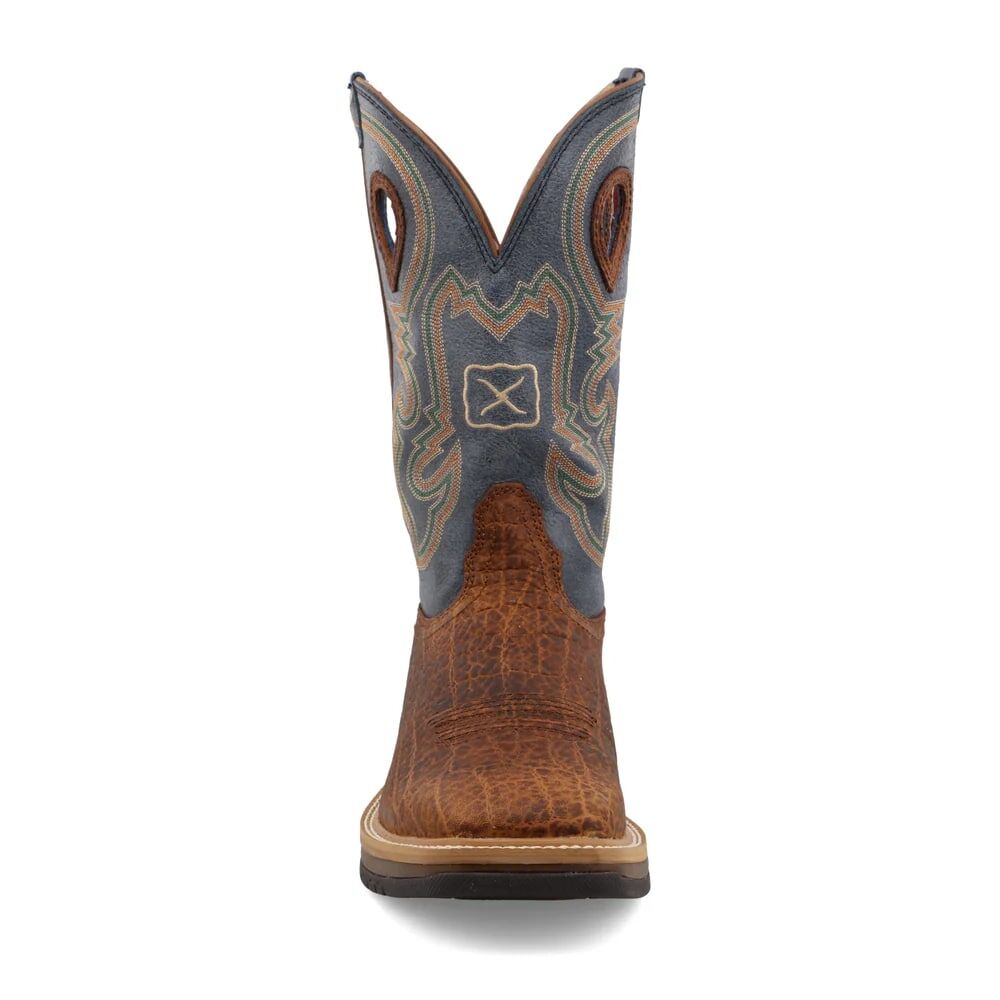 Twisted X Distressed Saddle Men's 12-In Horseman Western Boot