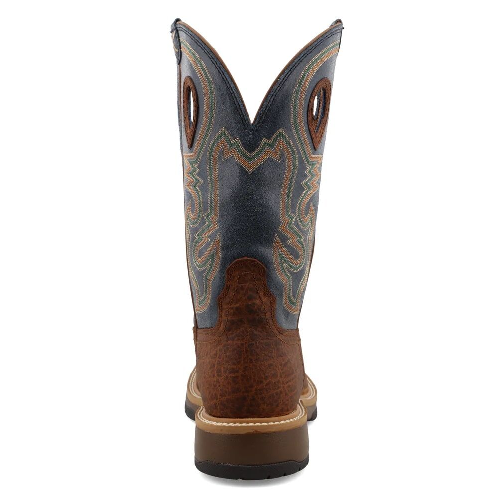 Twisted X Distressed Saddle Men's 12-In Horseman Western Boot