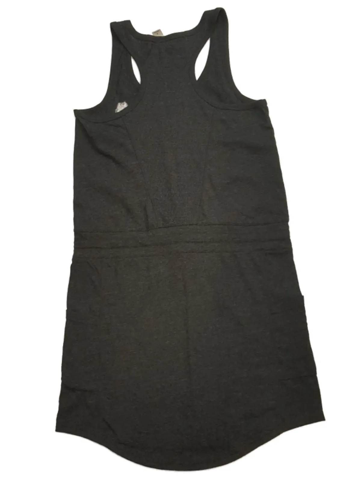 UCONN Huskies Gray Drawstring Waist Racerback Dress