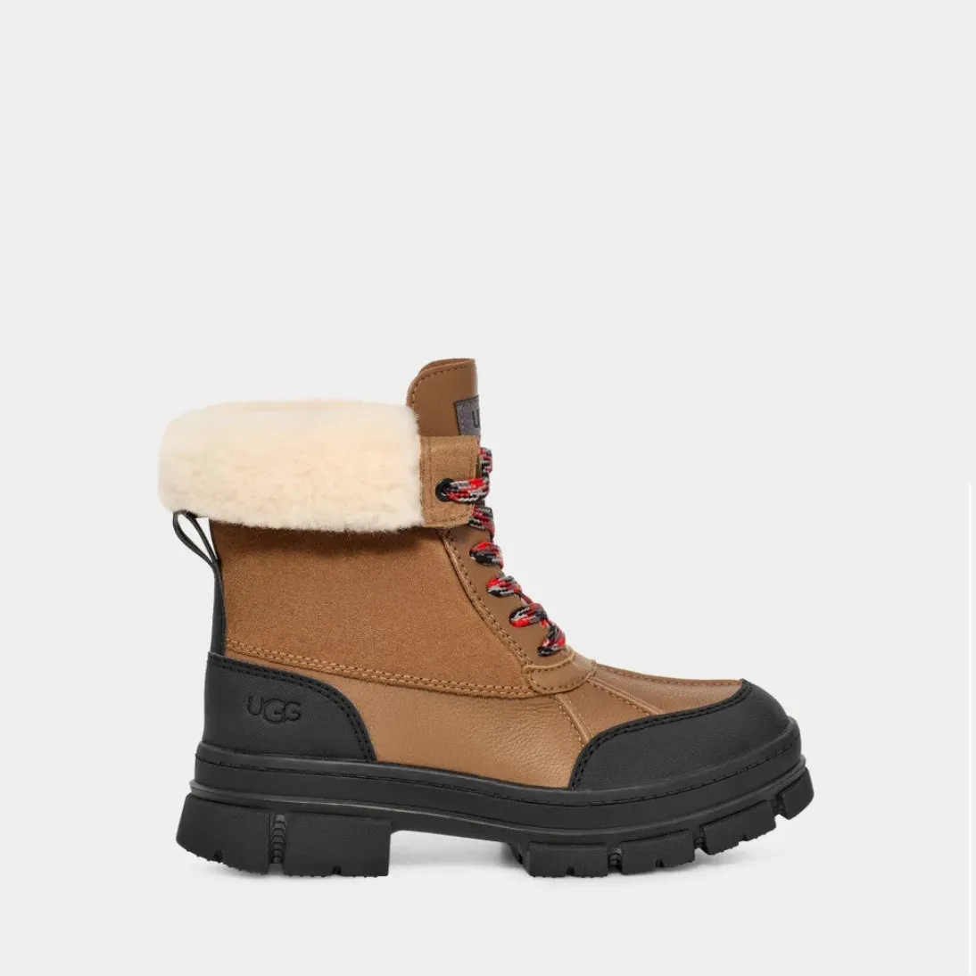 UGG Ashton Addie Waterproof Leather Boot Chestnut