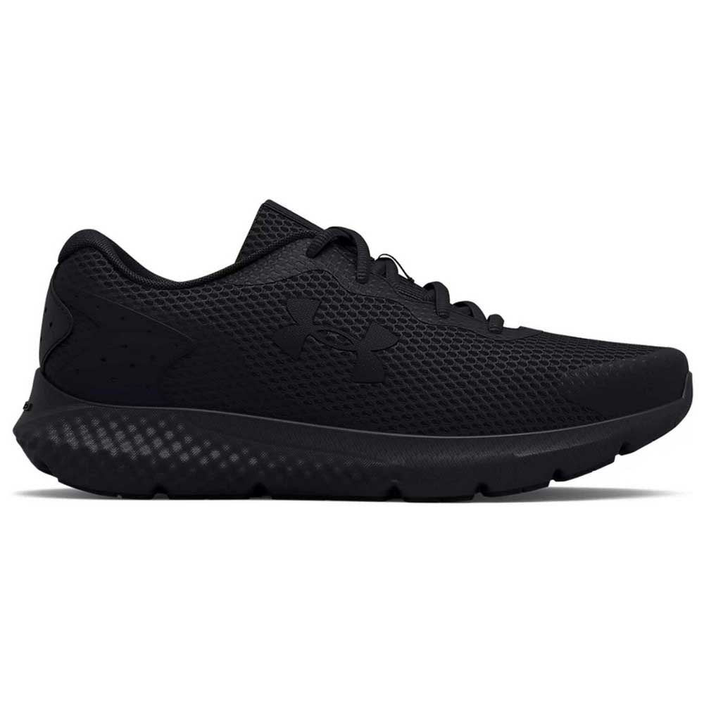 Under Armour Charged Rogue 3 Youth Sneaker - Black