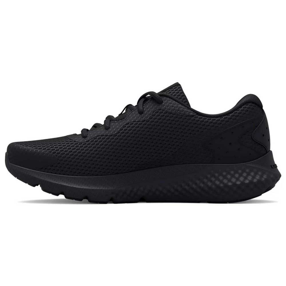 Under Armour Charged Rogue 3 Youth Sneaker - Black