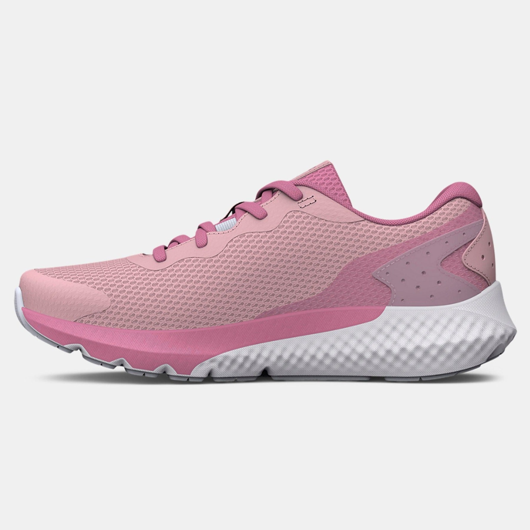 Under Armour Children’s Sneaker - Prime Pink/White/Silver Rogue 3