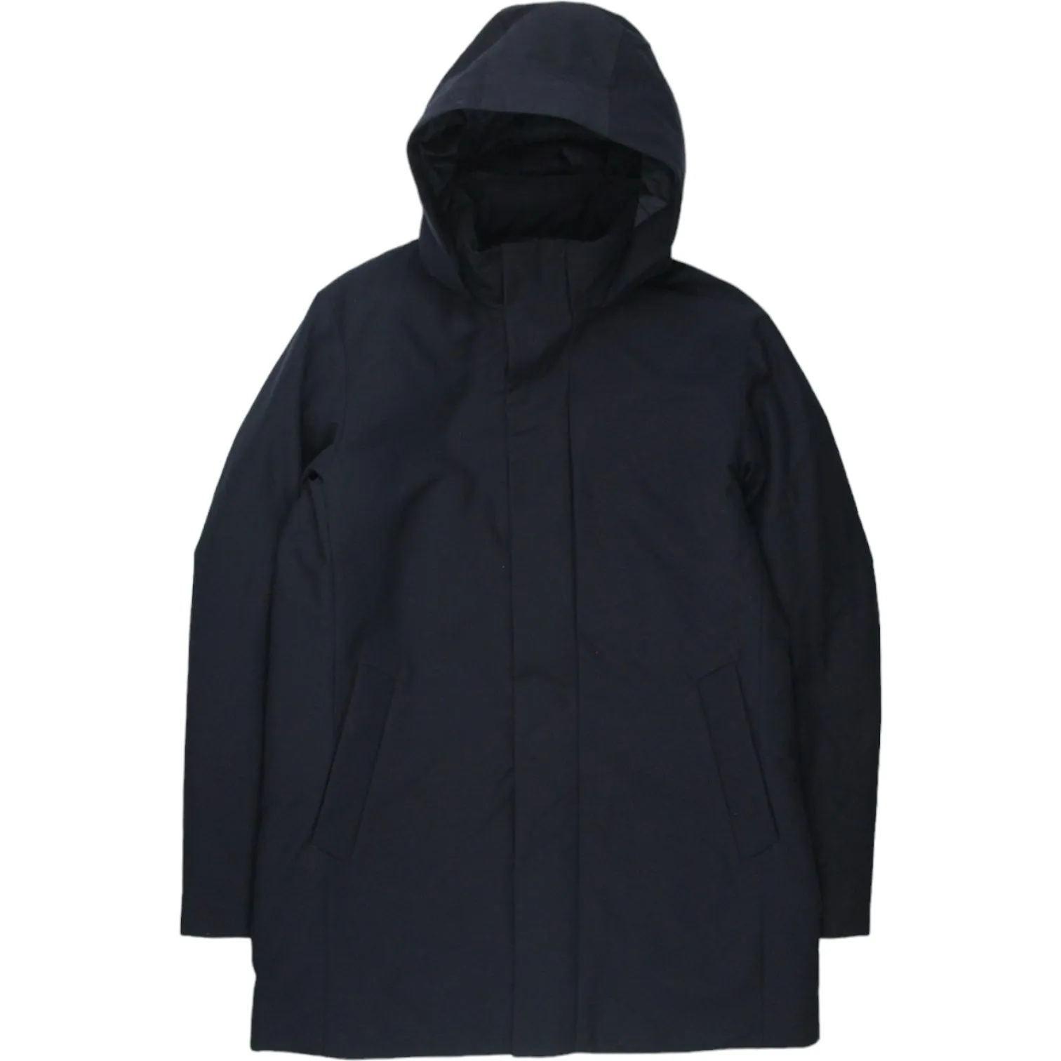 Uniqlo Black Hybrid Down Coat - Winter Essential