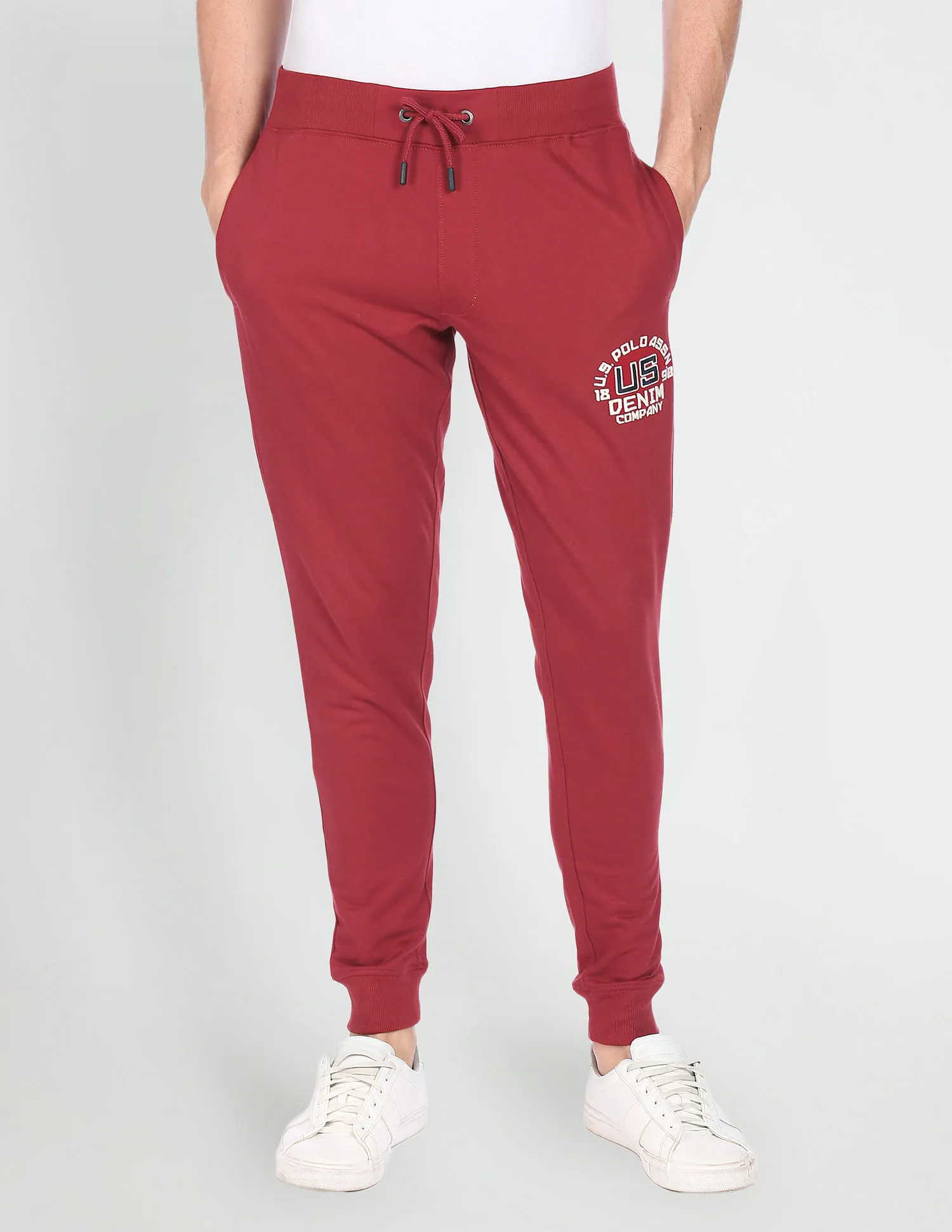 Solid Joggers with Drawstring Waist from U.S. Polo Assn. Denim Co.