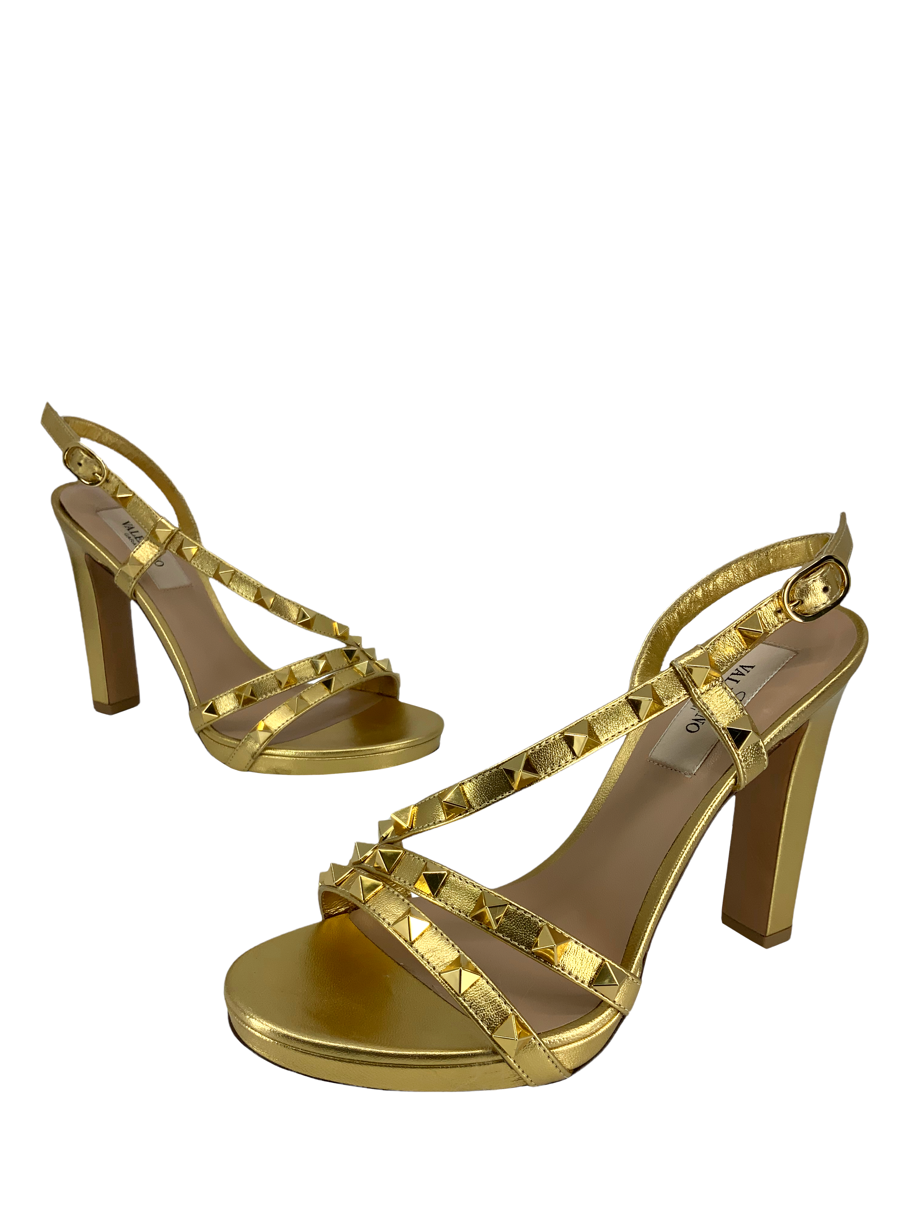 Valentino Garavani Rockstud Sandals Size 5.5 for Sale