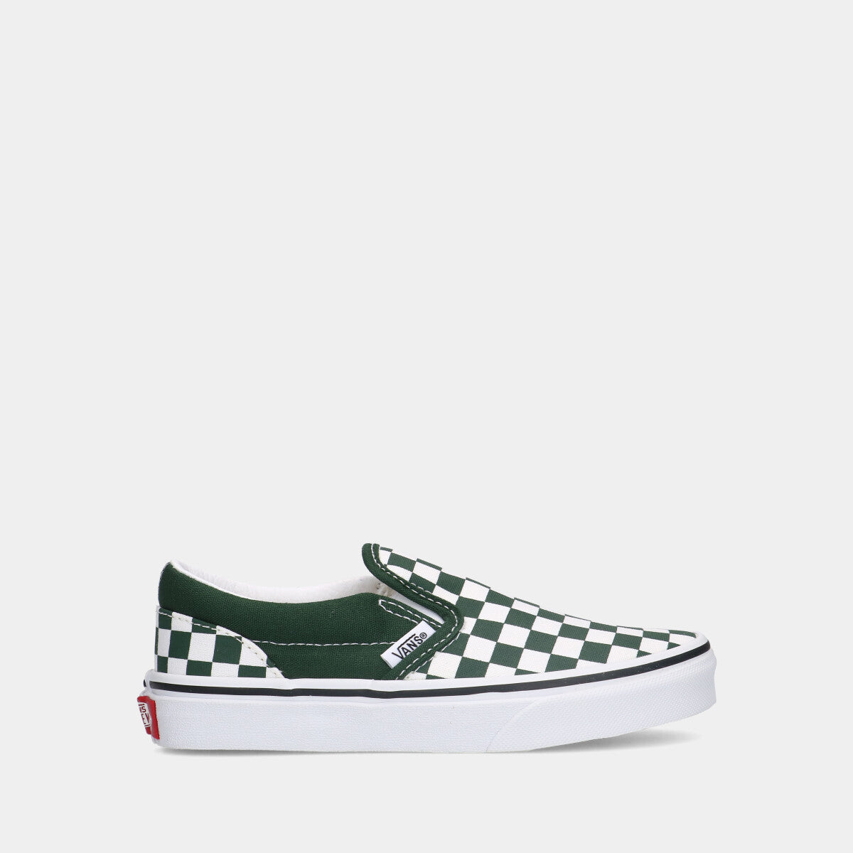 VANS Checkerboard Classic Slip-On Children's Sneaker in Color Theory Mountain View