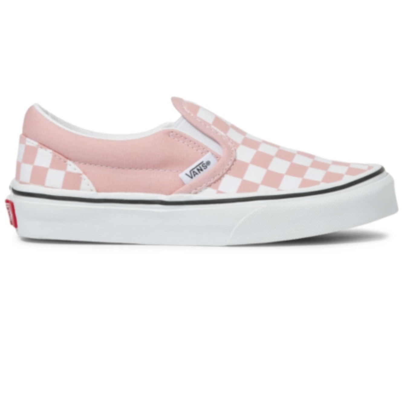 VANS Classic Slip-On Youth Sneaker Pink/White Checkerboard