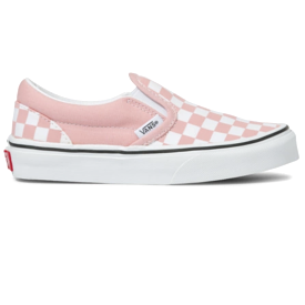 VANS Classic Slip-On Youth Sneaker Pink/White Checkerboard