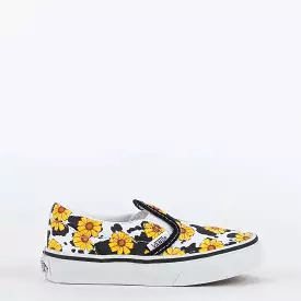 VANS Cow Floral Slip-On Kids Sneaker