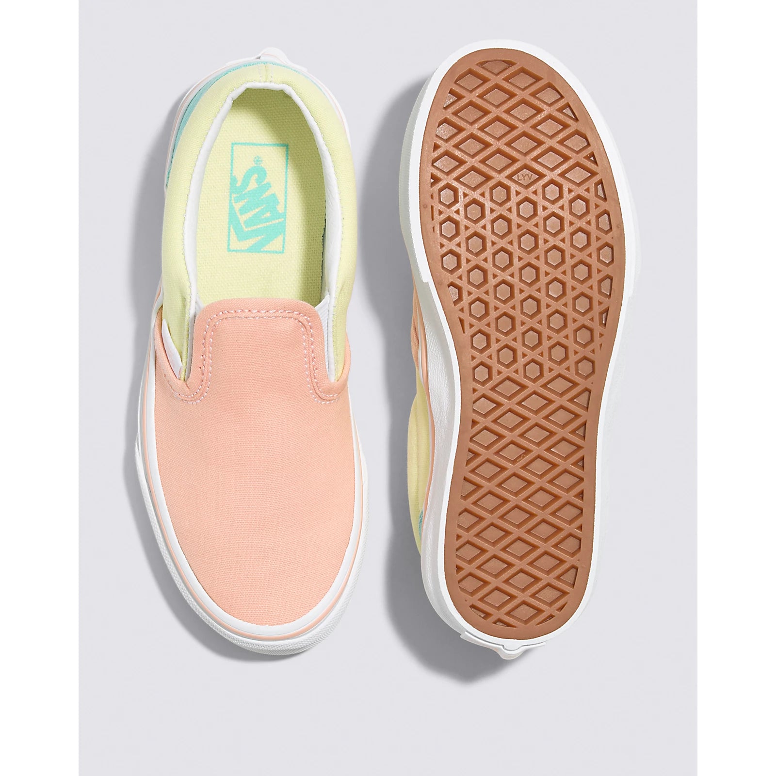 VANS Kids Slip-On Sneaker - Pastel Colour Block Design