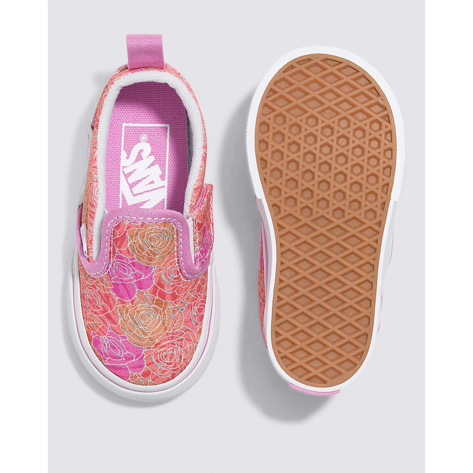 Vans Rose Camo Slip-On Toddler Sneaker