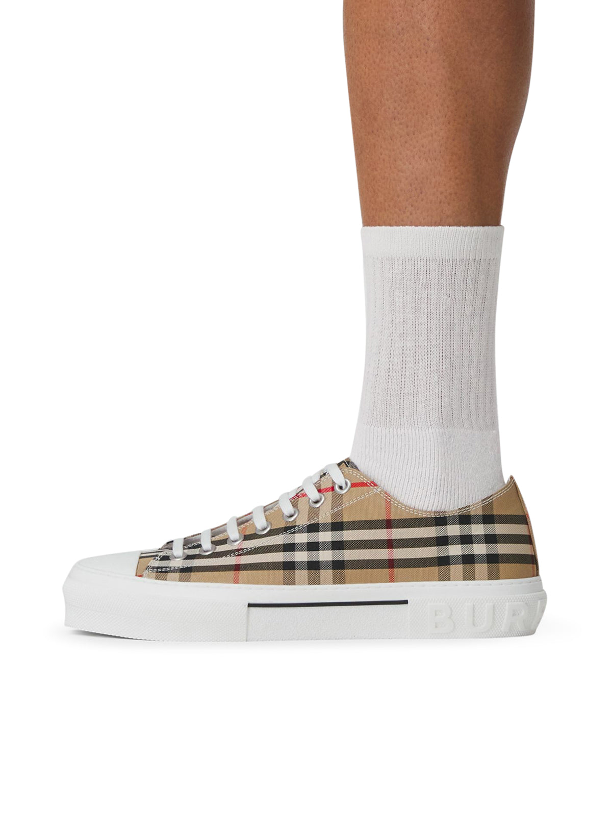 Vintage check sneakers