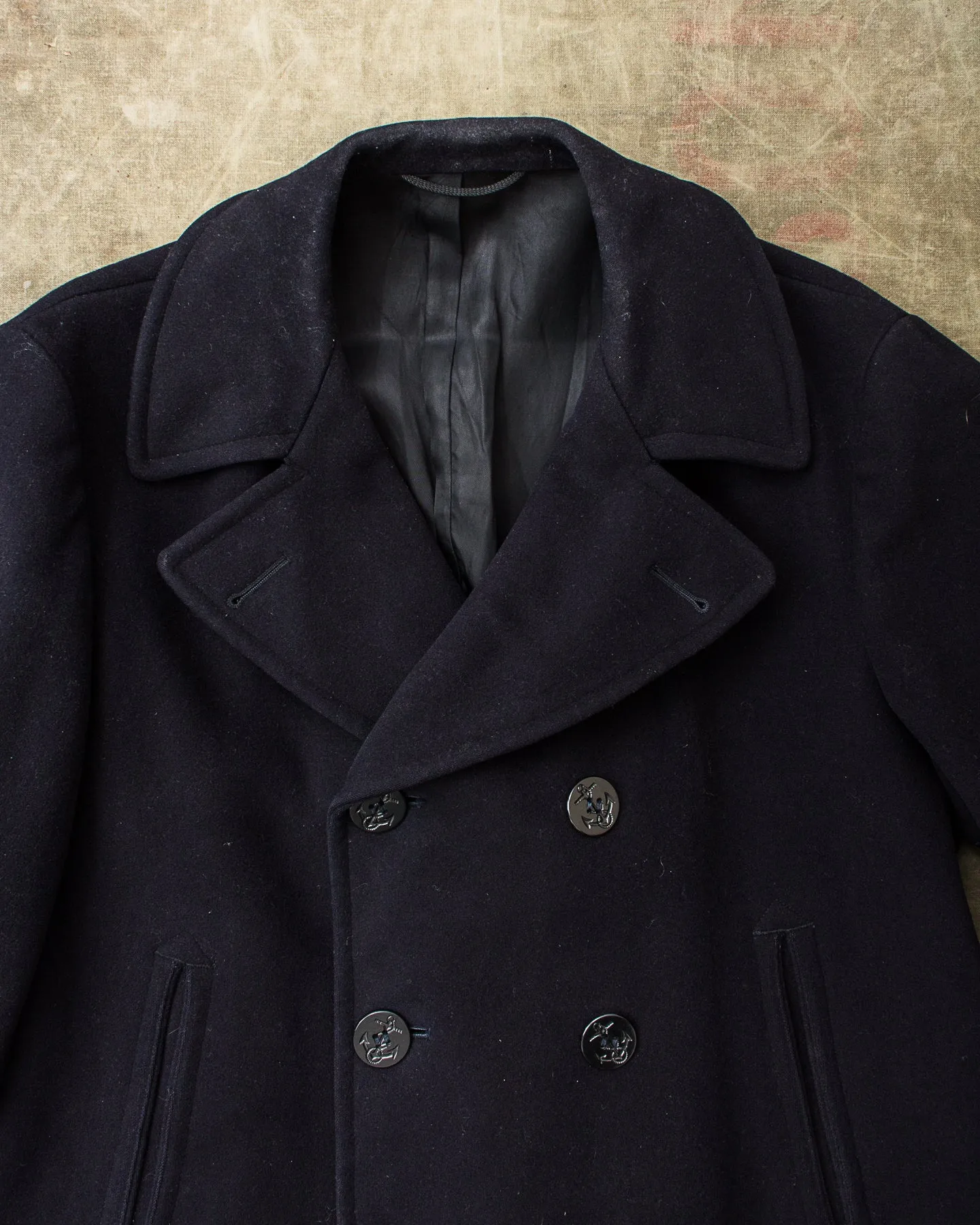 Vintage USN Wool Pea Coat Size 42 Regular