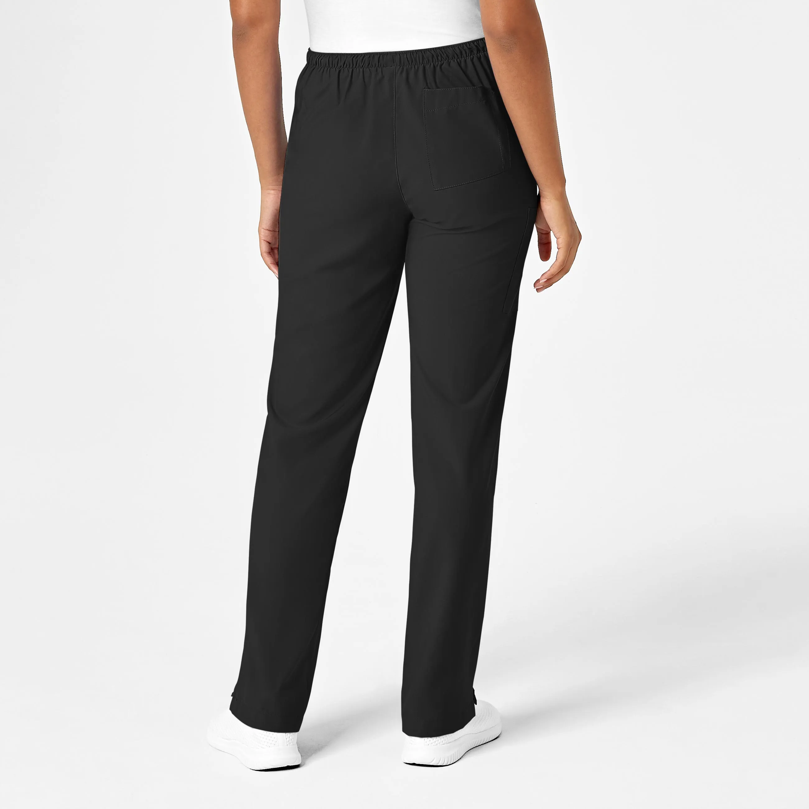 Women's Black Drawstring Scrub Pant - W123