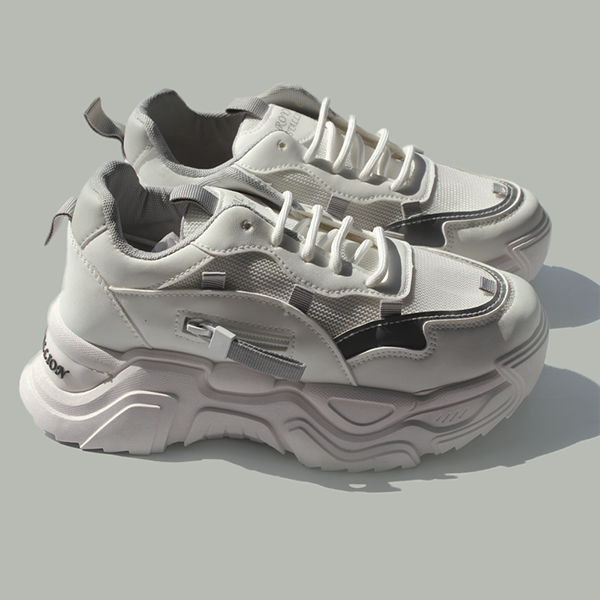 White Girls' Stylish Classic Sneaker