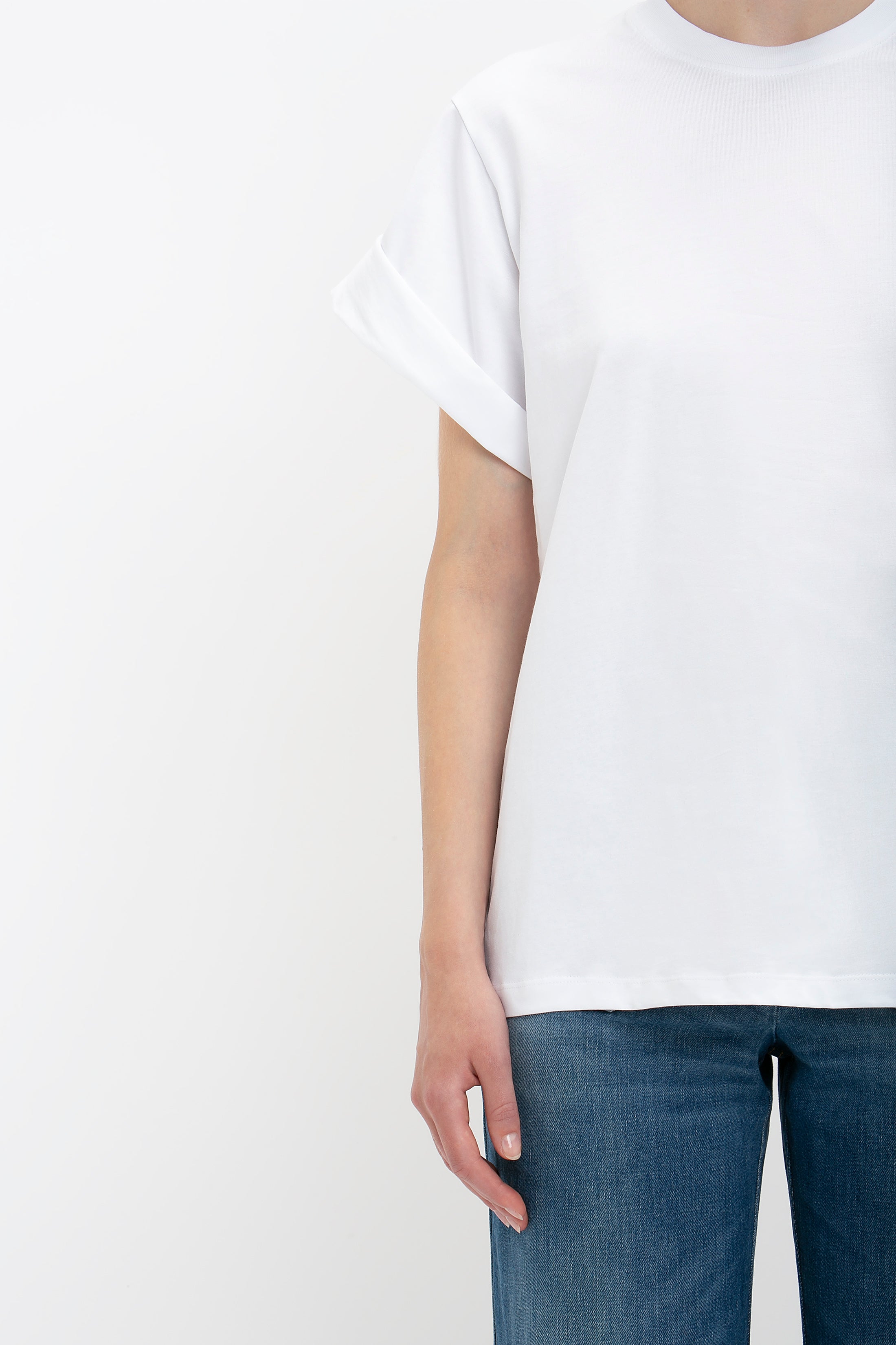 White Loose-Fitting Shirt