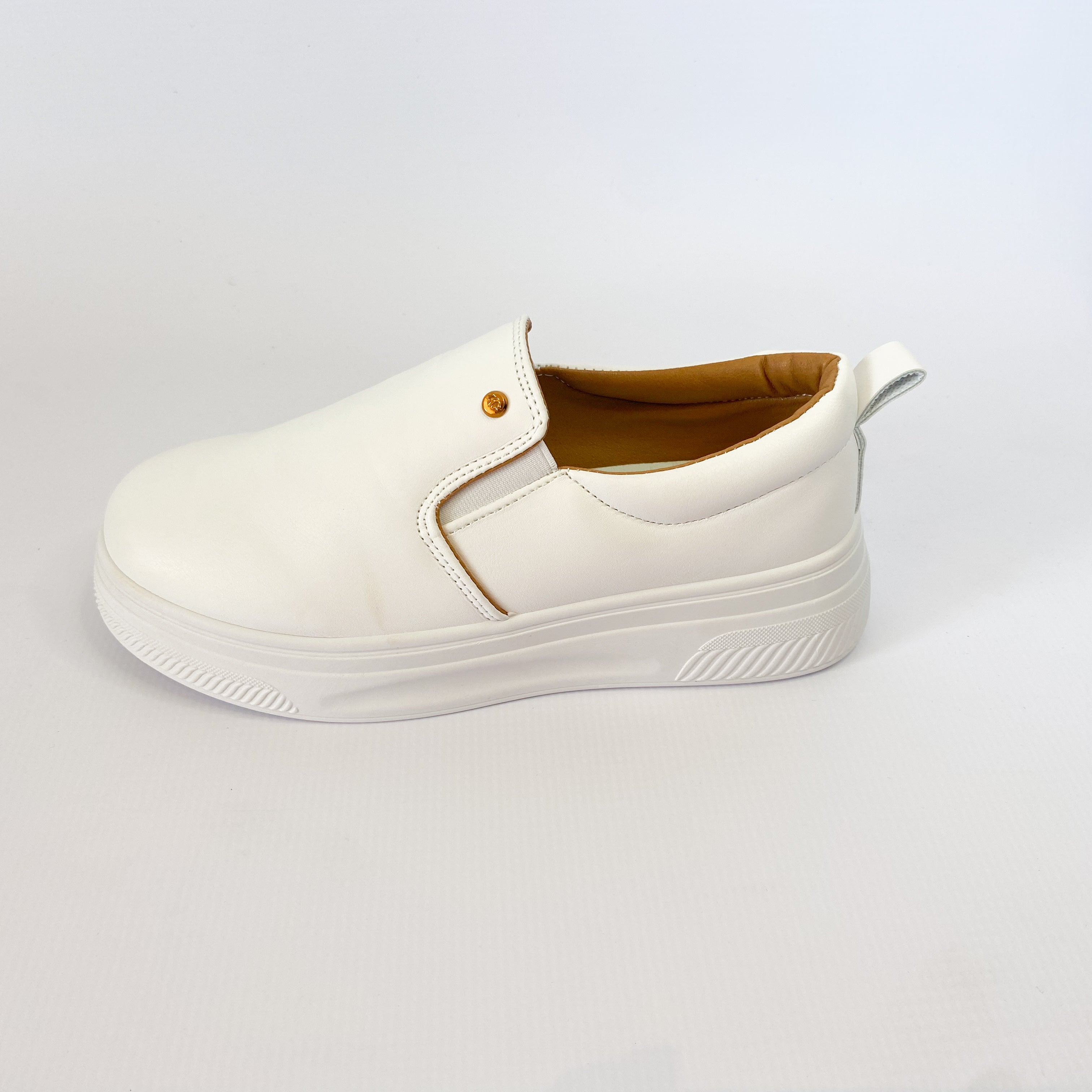 White slip on sneakers by KG