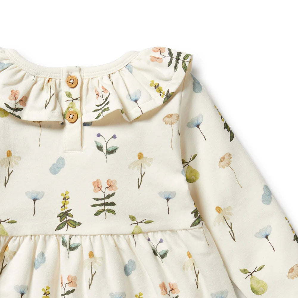 Wilson & Frenchy Organic Ruffle Dress - Petit Garden.