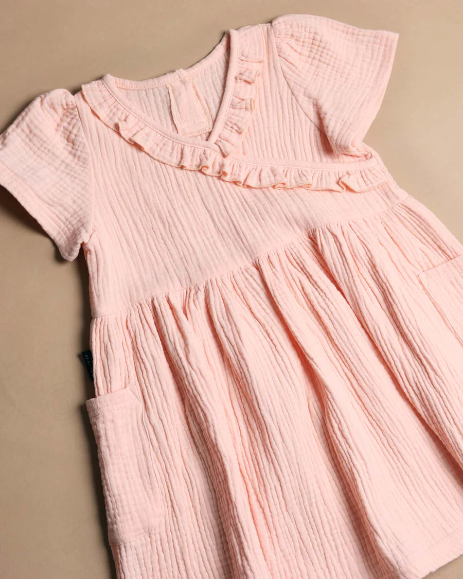 Woven Ruffle Dress - Tiny Tribe