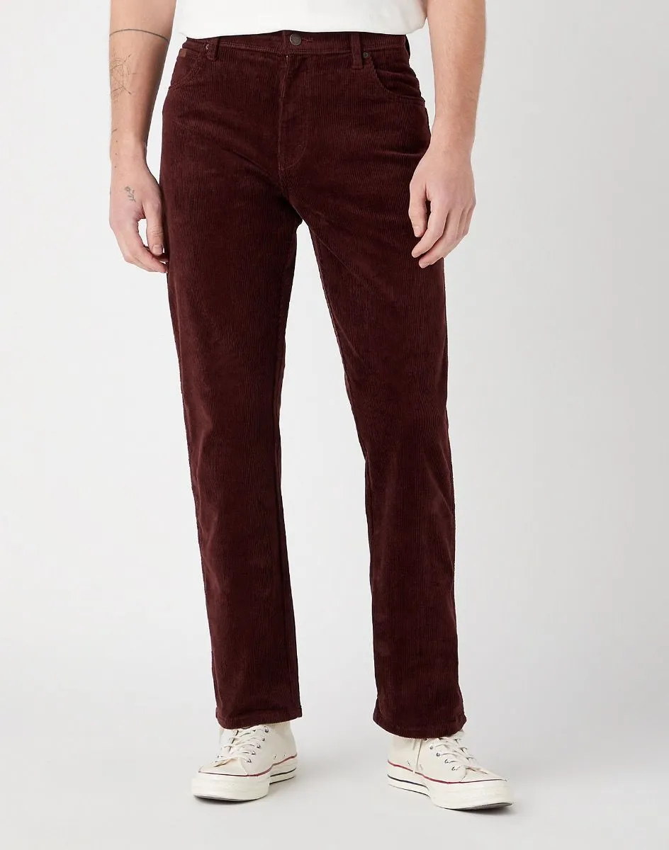 Wrangler A2 Corduroy Jeans in Dahlia, Texas Collection