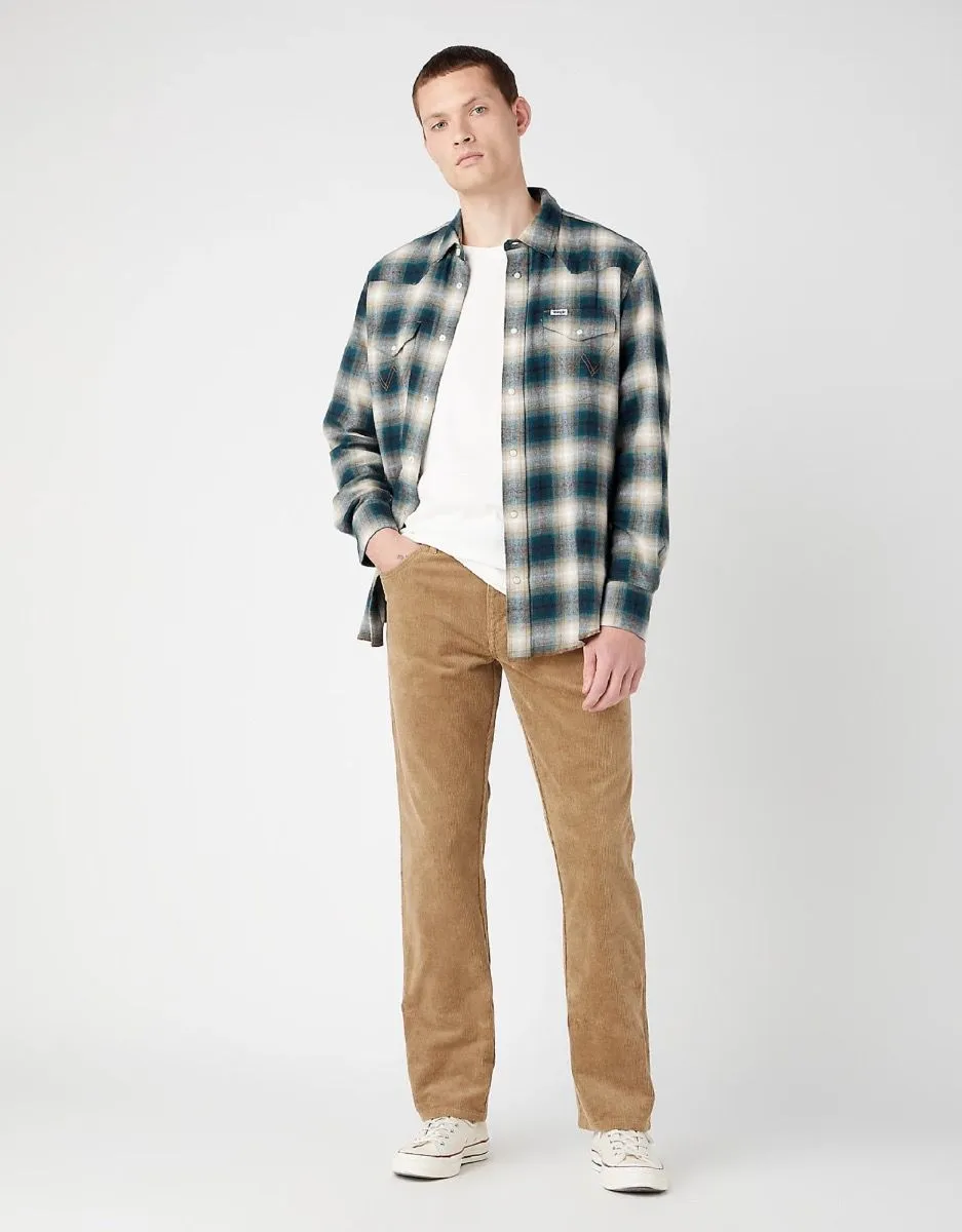 Wrangler Corduroy Jeans Lead Grey