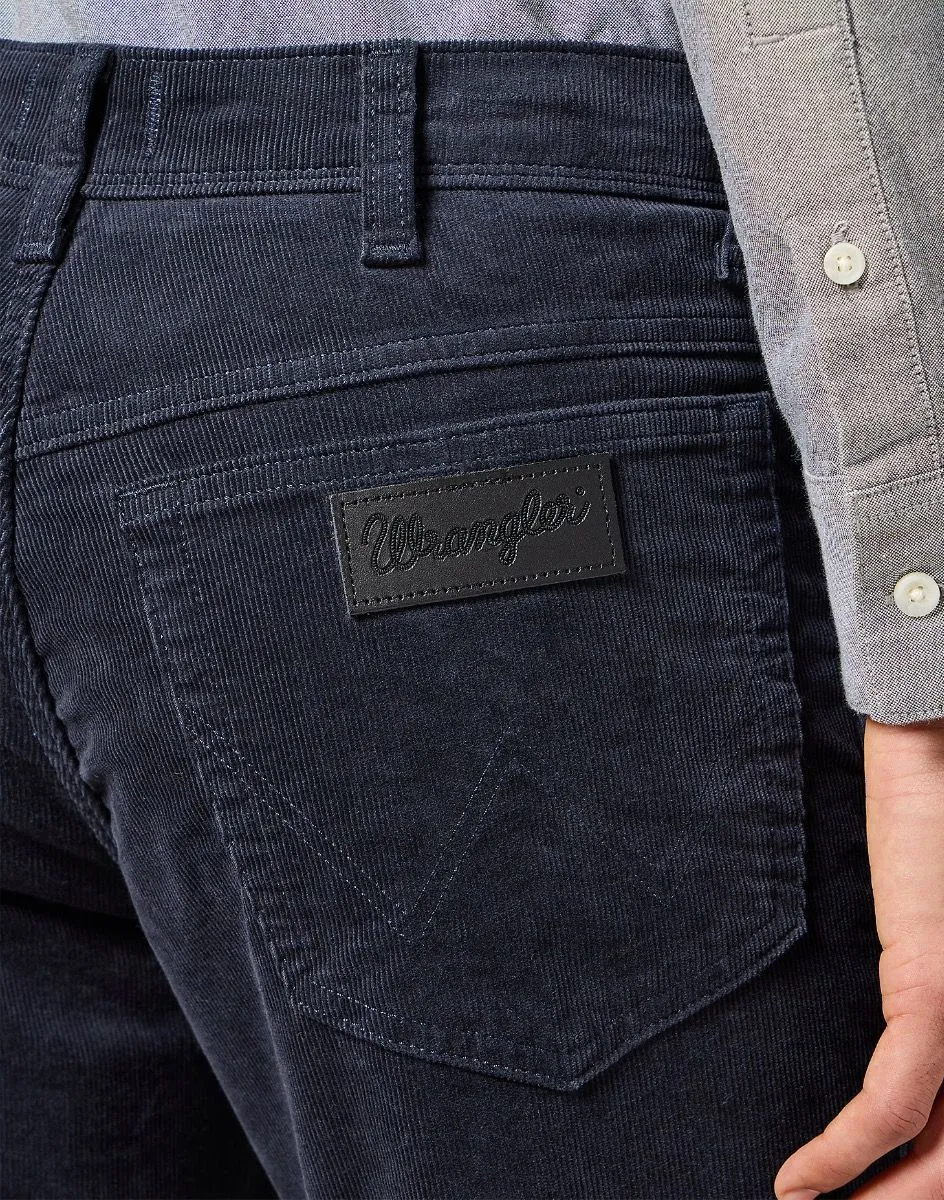 Wrangler Slim Fit Corduroy Jeans in Dark Navy