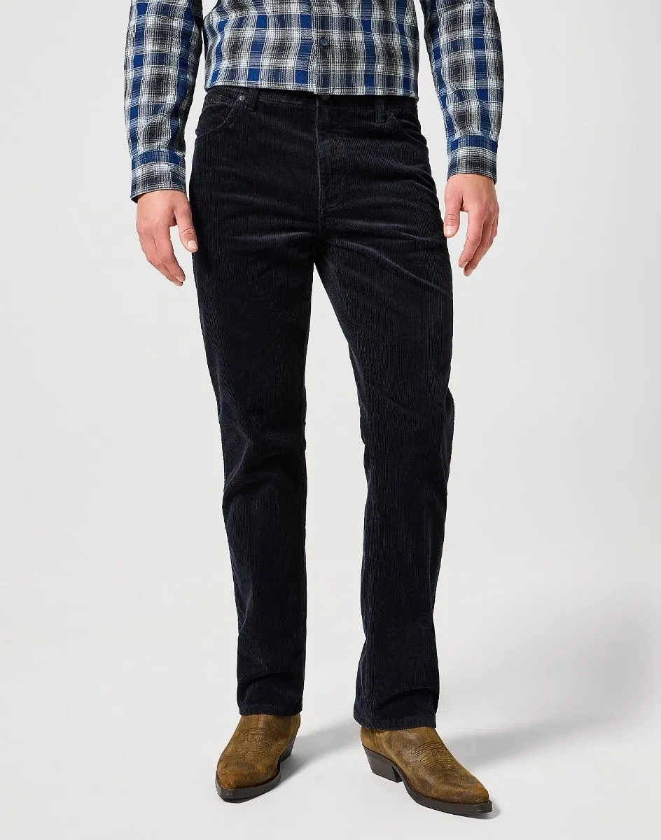 Wrangler Corduroy Jeans in Black, Slim Fit