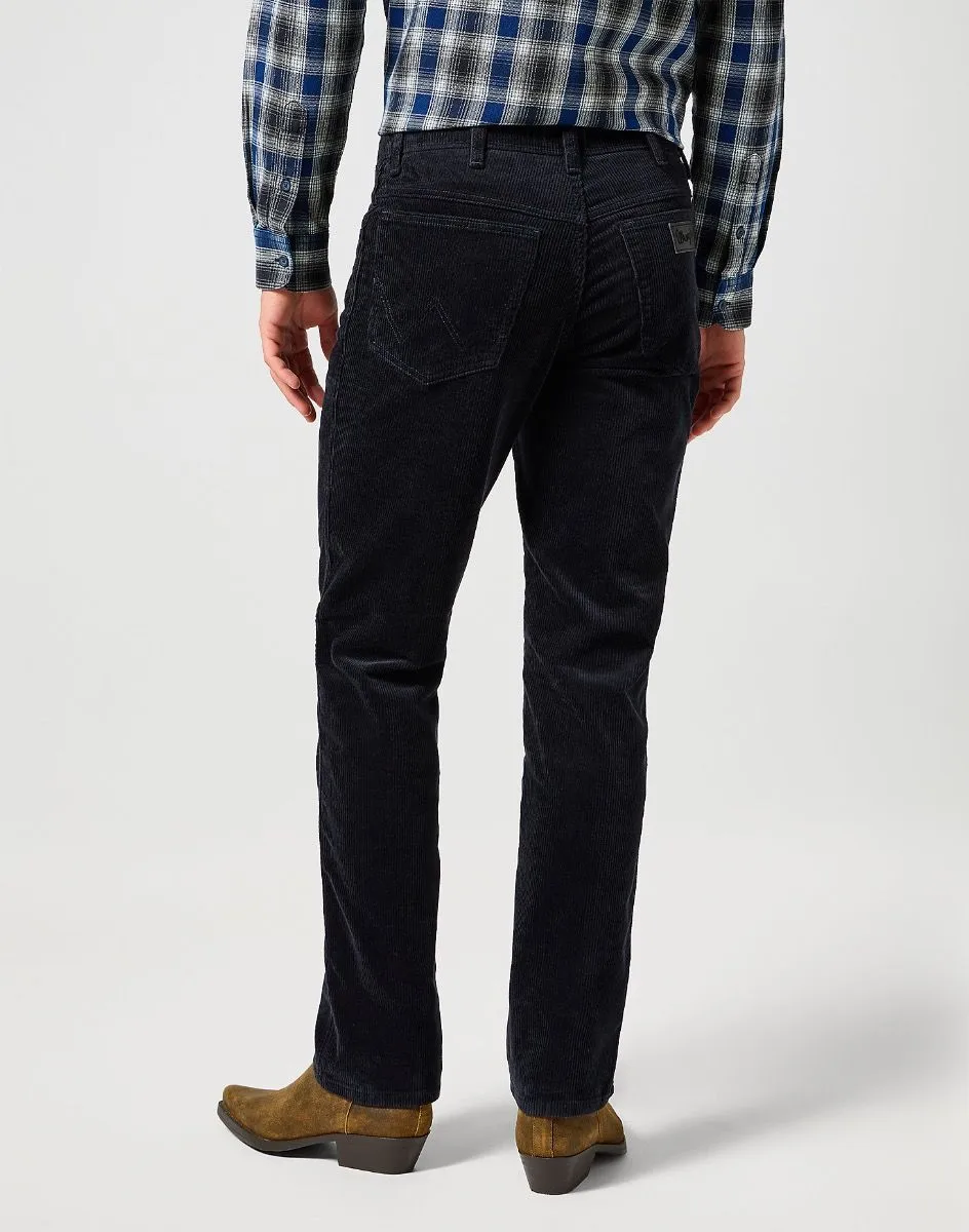 Wrangler Corduroy Jeans in Black, Slim Fit