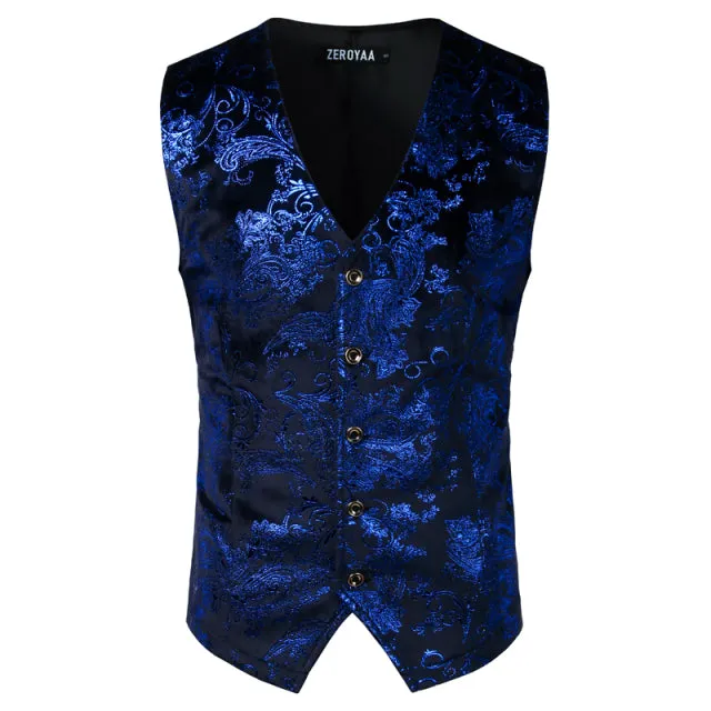 Xituodai Steampunk Victorian Gothic Mens Cosplay Costume Vest Jacket Waistcoat - 2022 New Breasted V-Neck Suit Vest/Tuxedo Waist