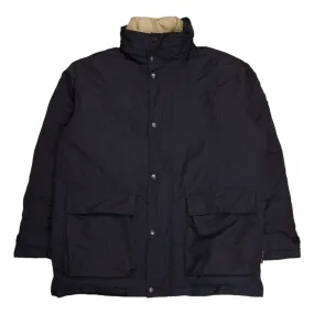 Y2K Tommy Hilfiger Puffer Jacket in Black - Size Large