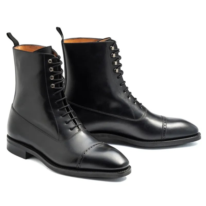 Yanko Black Balmoral Boot