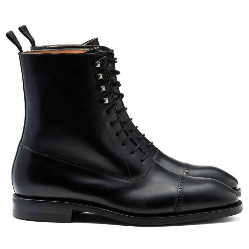 Yanko Black Balmoral Boot