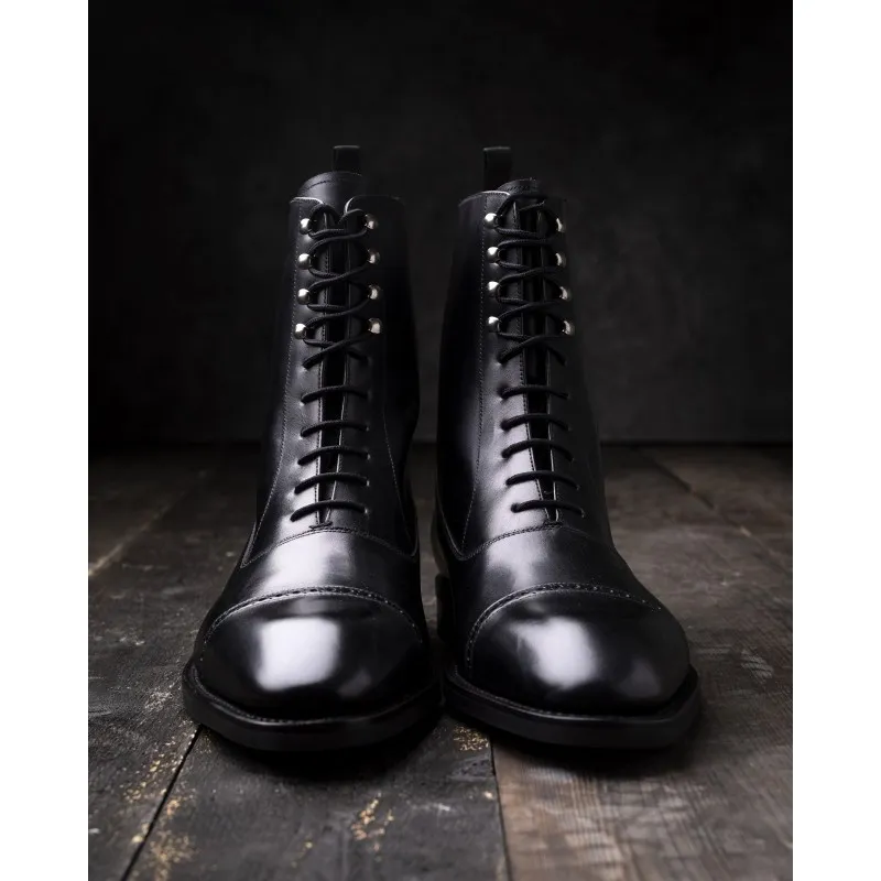 Yanko Black Balmoral Boot