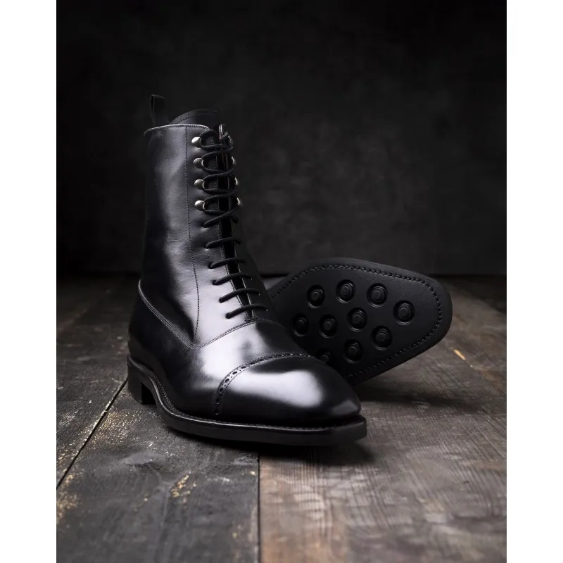 Yanko Black Balmoral Boot