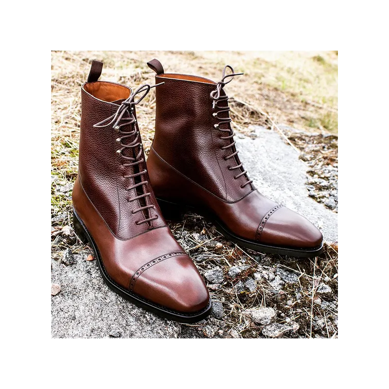 Yanko Dark Brown Balmoral Boot