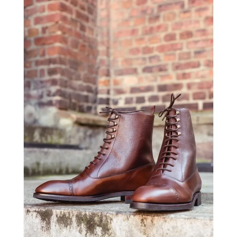 Yanko Dark Brown Balmoral Boot