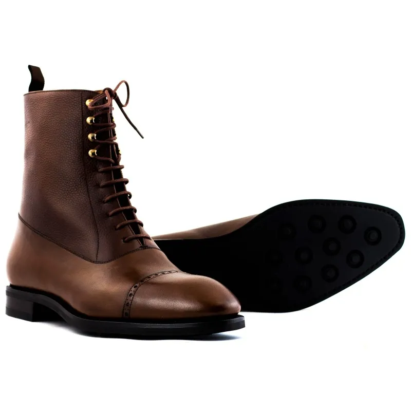 Yanko Dark Brown Balmoral Boot